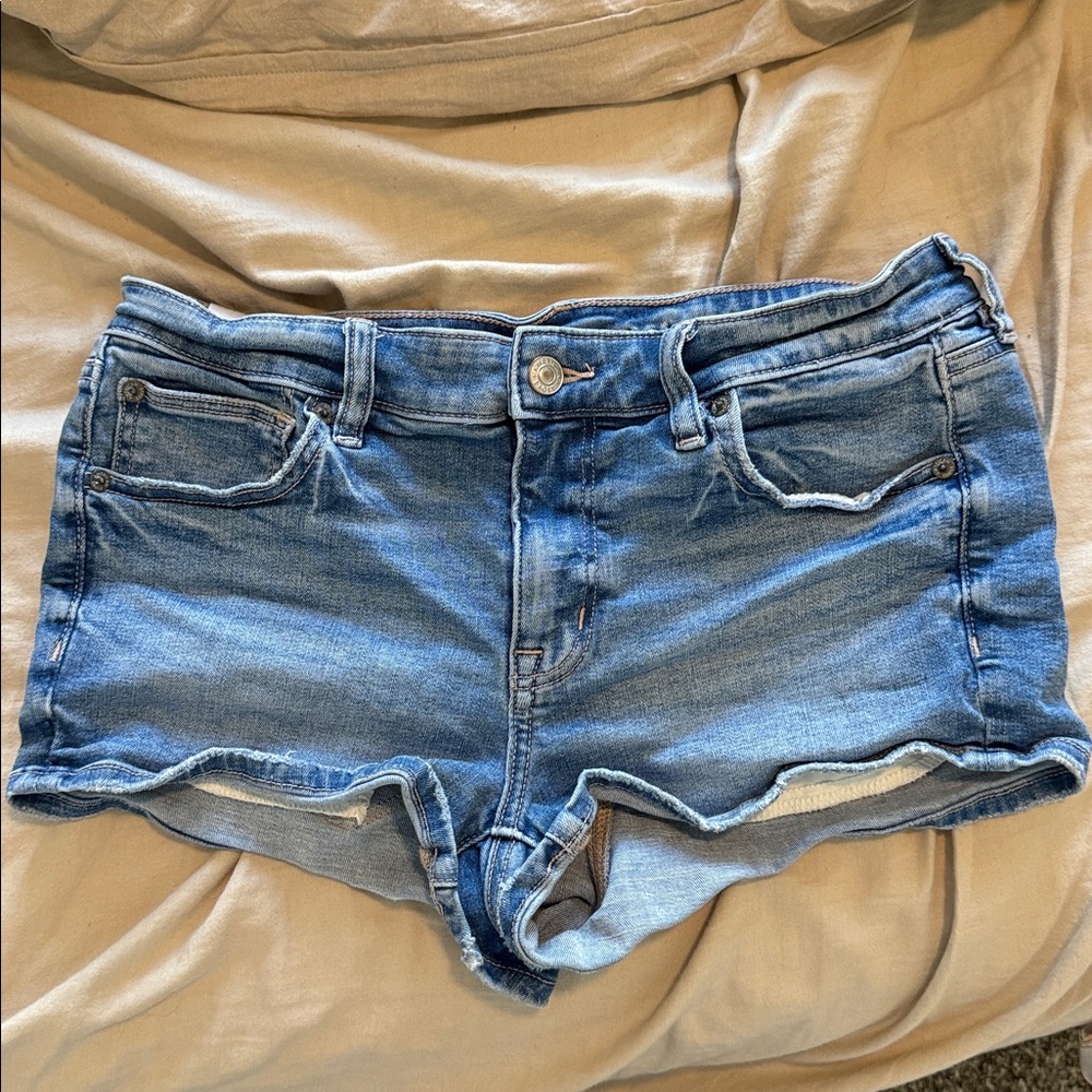 American Eagle Outfitters Light Blue Denim Short Shorts
